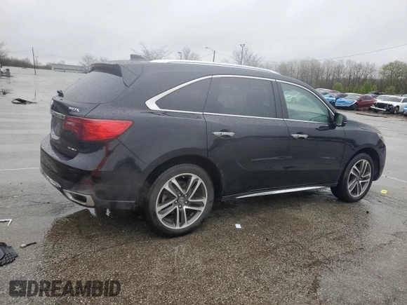2017 Acura MDX Advance z VIN 5FRYD4H86HB032097, wystawiony jako Copart lot #51279475 z przebiegiem 98 870 mil mil oraz Szkoda całkowita • Salvage title. Historia ofert i sprzedaży dostępna na DreamBid. Obrazek 3.