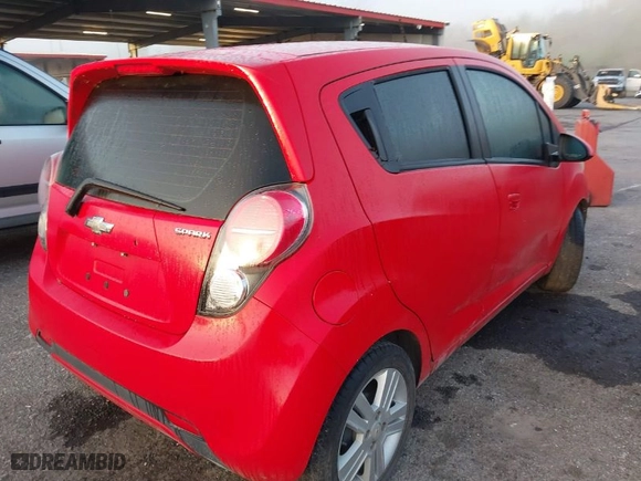 2015 Chevrolet Spark LS with VIN KL8CB6S9XFC813951, listed as a IAAI auction lot 41855266 with 145,957 mi miles. Bid and sale history available at carsss.com. Image 4.