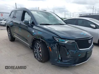 2024 Cadillac XT6 AWD Sport with VIN 1GYKPGRS5RZ754399, listed as a IAAI auction lot 42357334 with 1,853 mi miles and . Bid and sale history available at DreamBid. Image 1.