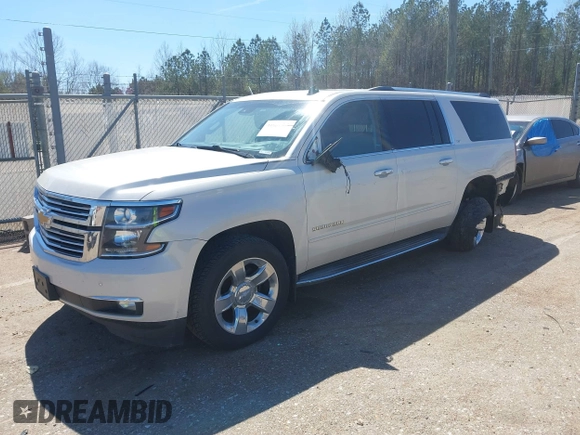 2015 Chevrolet Suburban LTZ with VIN 1GNSCKKC3FR113388, listed as a IAAI auction lot 41867964 with 238,530 mi miles and . Bid and sale history available at DreamBid. Image 19.