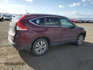 2012 Honda CR-V EX-L with VIN 5J6RM4H7XCL028874, listed as a Copart auction lot 52494475 with 234,035 mi miles and Salvage title. Bid and sale history available at DreamBid. Image 3.