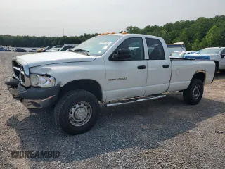 2005 Dodge 2500 SLT z VIN 3D7KS28C35G801950, wystawiony jako Copart lot #58951165 z przebiegiem 197 474 mil mil oraz Szkoda całkowita • Salvage title. Historia ofert i sprzedaży dostępna na DreamBid. Obrazek 1.