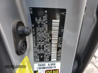 2012 Toyota Sienna XLE with VIN 5TDDK3DC9CS047675, listed as a Copart auction lot 43579335 with 0 mi miles and Clean Title. Bid and sale history available at carsss.com. Image 13.