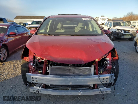 2024 Toyota Sienna LE with VIN 5TDKSKFC2RS147964, listed as a Copart auction lot 87694945 with 4,604 mi miles and Salvage Title. Bid and sale history available at carsss.com. Image 5.