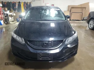 2015 Honda Civic LX with VIN 19XFB2F50FE021899, listed as a Copart auction lot 50807335 with 80,866 mi miles and Salvage Title. Bid and sale history available at DreamBid. Image 5.