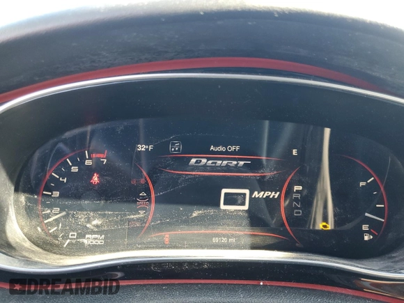 2015 Dodge Dart Aero with VIN 1C3CDFDH2FD173898, listed as a Copart auction lot 84937934 with 69,120 mi miles and Salvage Title. Bid and sale history available at DreamBid. Image 9.