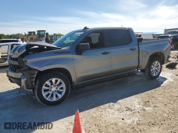 2020 Chevrolet Silverado 1500 Custom with VIN 3GCPWBEF6LG213718, listed as a Copart auction lot 81817404 with 85,969 mi miles and Non Repairable. Bid and sale history available at carsss.com. Image 1.
