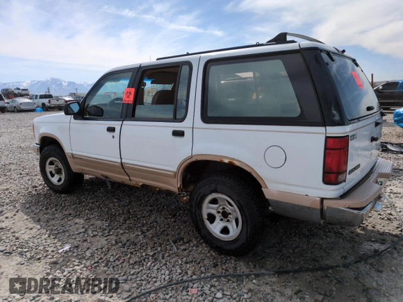 1992 Ford Explorer Eddie Bauer with VIN 1FMDU34X2NUE11927, listed as a Copart auction lot 52094875 with 53,449 mi miles and Salvage title. Bid and sale history available at DreamBid. Image 2.
