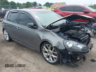 2012 Volkswagen Golf GTI w/Sunroof & Navi PZEV with VIN WVWHD7AJ3CW041442, listed as a IAAI auction lot 42701496 with 138,495 mi miles and . Bid and sale history available at DreamBid. Image 1.