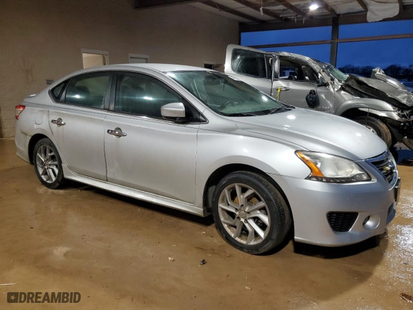 2013 Nissan Sentra SR with VIN 3N1AB7AP4DL747390, listed as a Copart auction lot 44932865 with 192,507 mi miles and Salvage Title. Bid and sale history available at carsss.com. Image 4.
