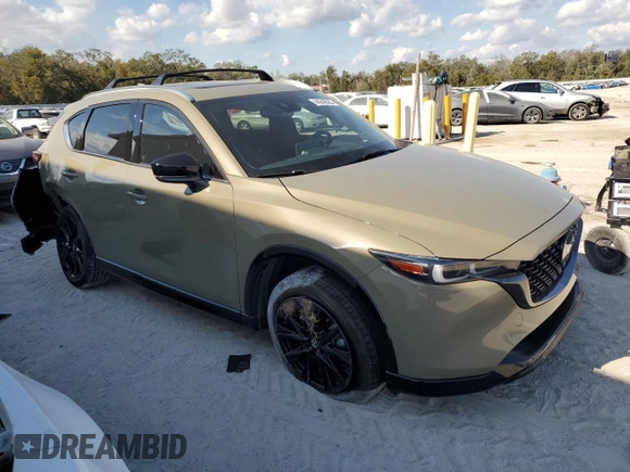 2024 Mazda CX-5 2.5 Carbon Turbo with VIN JM3KFBAY5R0532839, listed as a Copart auction lot 44246525 with 7,725 mi miles and Non Repairable. Bid and sale history available at carsss.com. Image 4.
