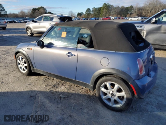 2007 MINI Convertible with VIN WMWRF33507TF66800, listed as a Copart auction lot 86871924 with 130,448 mi miles and Clean Title. Bid and sale history available at DreamBid. Image 2.
