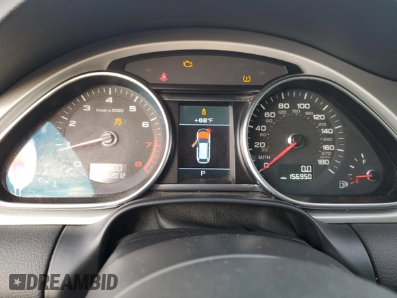 2014 Audi Q7 3.0T S line Prestige with VIN WA1DGBFE9ED004179, listed as a Copart auction lot 78647454 with 156,950 mi miles and Clean Title. Bid and sale history available at carsss.com. Image 9.