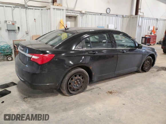 2013 Chrysler 200 LX with VIN 1C3CCBAB0DN691317, listed as a Copart auction lot 51500005 with 162,046 mi miles and Clean Title. Bid and sale history available at carsss.com. Image 3.
