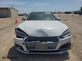 2018 Audi S5 Coupe Prestige with VIN WAUR4AF58JA084579, listed as a Copart auction lot 52940405 with 38,906 mi miles and Salvage Title. Bid and sale history available at carsss.com. Image 5.