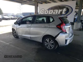 2015 Honda Fit EX-L with VIN 3HGGK5H86FM730616, listed as a Copart auction lot 55829815 with Not provided miles and Salvage title. Bid and sale history available at DreamBid. Image 2.