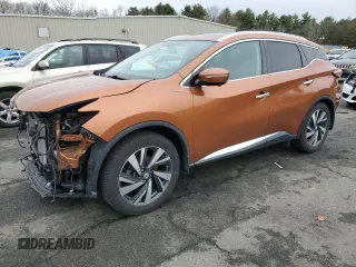 2015 Nissan Murano SL z VIN 5N1AZ2MH7FN280013, wystawiony jako Copart lot #52396425 z przebiegiem 122 618 mil mil oraz Czysty tytuł • Clean title. Historia ofert i sprzedaży dostępna na DreamBid. Obrazek 1.