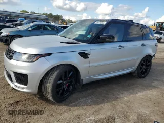 2019 Land Rover Range Rover Sport Autobiography with VIN SALWV2RE9KA854187, listed as a Copart auction lot 78470974 with 98,081 mi miles and Salvage title. Bid and sale history available at DreamBid. Image 1.