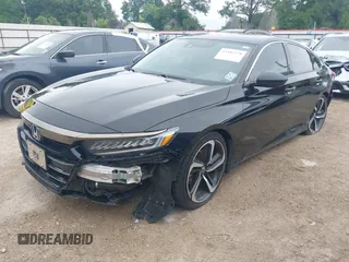 2022 Honda Accord Sport SE with VIN 1HGCV1F46NA015698, listed as a IAAI auction lot 42183378 with 56,082 mi miles and . Bid and sale history available at DreamBid. Image 19.