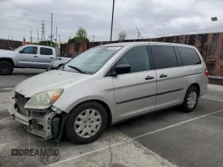 2007 Honda Odyssey LX with VIN 5FNRL38217B003331, listed as a Copart auction lot 50568855 with 87,574 mi miles and Salvage Title. Bid and sale history available at carsss.com. Image 1.