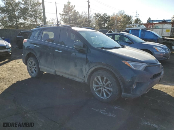 2017 Toyota RAV4 Limited with VIN 2T3DFREV1HW576163, listed as a Copart auction lot 43960005 with 79,342 mi miles and Salvage Title. Bid and sale history available at carsss.com. Image 4.