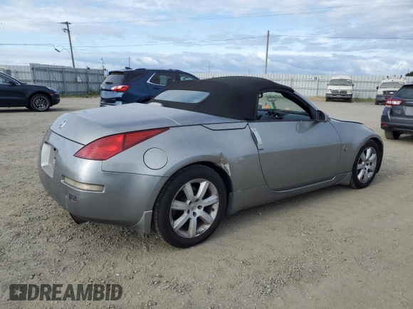 2004 Nissan 350Z Enthusiast with VIN JN1AZ36D74T110685, listed as a Copart auction lot 54630875 with 130,935 mi miles and Salvage Title. Bid and sale history available at DreamBid. Image 3.