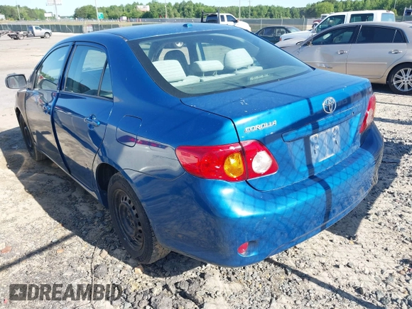 2009 Toyota Corolla with VIN 2T1BU40E69C166333, listed as a IAAI auction lot 42137539 with 127,564 mi miles. Bid and sale history available at carsss.com. Image 3.