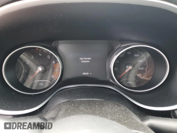 2020 Jeep Compass Altitude z VIN 3C4NJCBB5LT162409, wystawiony jako Copart lot #47762665 z przebiegiem 48 535 mil mil oraz Szkody całkowita. Historia ofert i sprzedaży dostępna na DreamBid. Obrazek 9.
