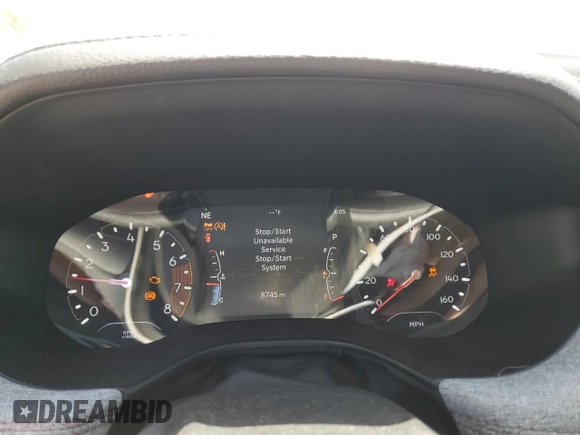 2024 Jeep Compass Latitude Lux with VIN 3C4NJDFN5RT584618, listed as a Copart auction lot 55033565 with 8,745 mi miles and Salvage title. Bid and sale history available at DreamBid. Image 9.