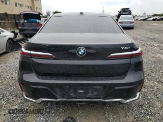 2023 BMW 7 Series 740i with VIN WBA23EH04PCM35417, listed as a Copart auction lot 64016503 with 12,425 mi miles and . Bid and sale history available at DreamBid. Image 6.