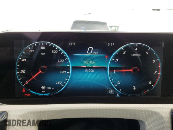 2020 Mercedes-Benz A 220 with VIN WDD3G4EB5LW038566, listed as a Copart auction lot 49355505 with 51,008 mi miles and Salvage Title. Bid and sale history available at DreamBid. Image 9.