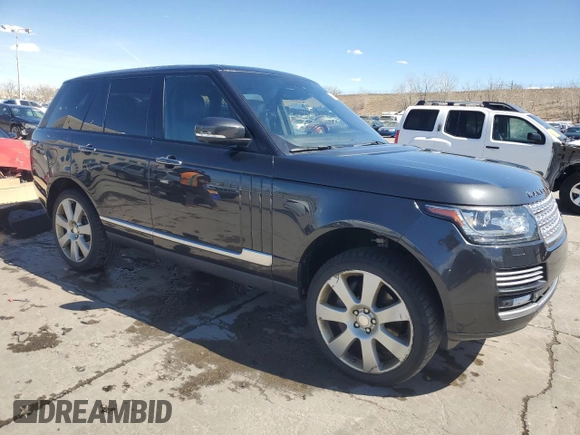 2014 Land Rover Range Rover Supercharged Autobiography with VIN SALGV2TF3EA155471, listed as a Copart auction lot 50352795 with 71,390 mi miles and Salvage title. Bid and sale history available at DreamBid. Image 4.