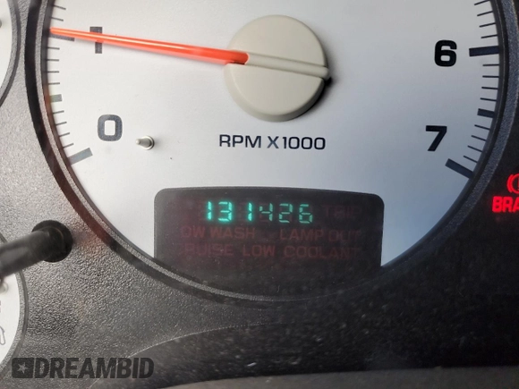 2002 Dodge 1500 with VIN 3D3HU18NX2G150443, listed as a Copart auction lot 87761855 with 131,426 mi miles and Salvage Title. Bid and sale history available at carsss.com. Image 9.