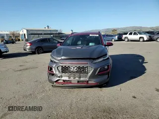 2019 Hyundai Kona Ultimate with VIN KM8K5CA52KU319722, listed as a Copart auction lot 46682135 with 37,737 mi miles and Salvage Title. Bid and sale history available at carsss.com. Image 11.