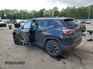 2019 Jeep Compass Sport with VIN 3C4NJDAB4KT683191, listed as a Copart auction lot 58890005 with 181,241 mi miles and Salvage title. Bid and sale history available at DreamBid. Image 2.