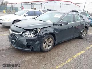 2015 Chevrolet Malibu LT with VIN 1G11C5SL5FF296955, listed as a IAAI auction lot 41486921 with 100,974 mi miles. Bid and sale history available at carsss.com. Image 2.