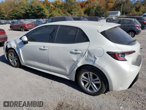 2019 Toyota Corolla SE with VIN JTNK4RBEXK3059015, listed as a Copart auction lot 77062644 with 55,028 mi miles and Salvage Title. Bid and sale history available at DreamBid. Image 2.