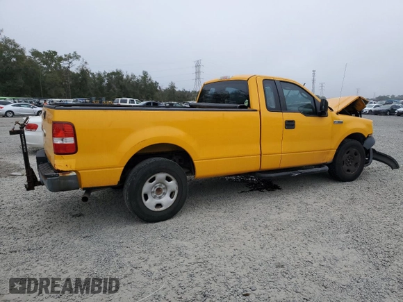 2008 Ford F-150 XL with VIN 1FTVF12538KE32990, listed as a Copart auction lot 85710764 with 141,563 mi miles and Salvage title. Bid and sale history available at DreamBid. Image 3.