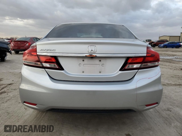 2015 Honda Civic EX-L with VIN 2HGFB2F97FH503178, listed as a Copart auction lot 46661675 with 171,444 mi miles and Salvage Title. Bid and sale history available at carsss.com. Image 6.
