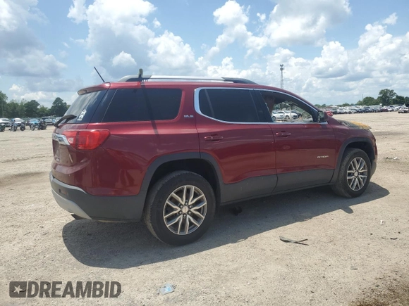 2018 GMC Acadia SLE with VIN 1GKKNLLA7JZ174150, listed as a Copart auction lot 61739585 with Not provided miles and Non repairable. Bid and sale history available at DreamBid. Image 3.