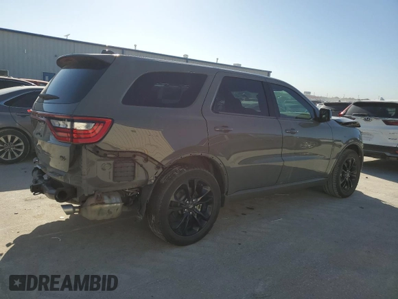 2021 Dodge Durango R/T with VIN 1C4SDJCTXMC763107, listed as a Copart auction lot 48401165 with 43,445 mi miles and Salvage title. Bid and sale history available at DreamBid. Image 3.