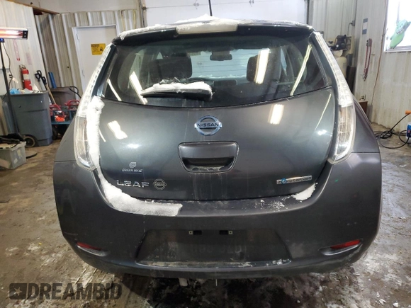 2013 Nissan LEAF SV with VIN 1N4AZ0CP3DC421675, listed as a Copart auction lot 45648375 with 40,437 mi miles and Salvage Title. Bid and sale history available at carsss.com. Image 6.