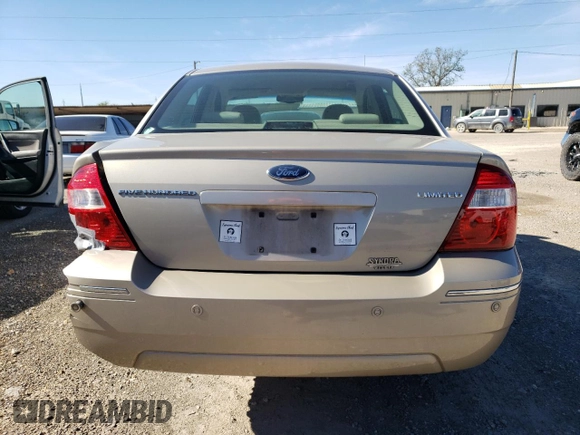 2005 Ford Five Hundred Limited with VIN 1FAFP25145G117782, listed as a Copart auction lot 79907674 with 182,494 mi miles and Salvage Title. Bid and sale history available at carsss.com. Image 6.