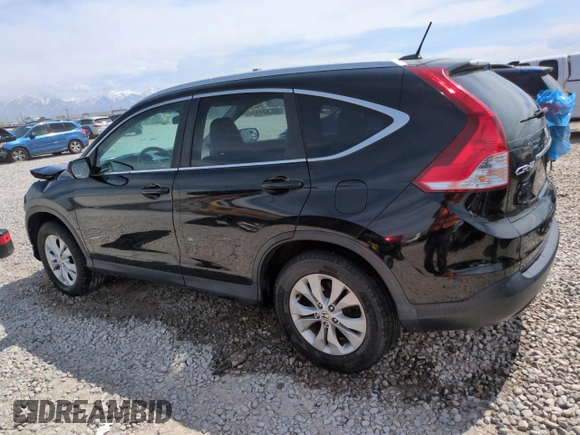 2014 Honda CR-V EX-L with VIN 5J6RM4H79EL009333, listed as a Copart auction lot 53100335 with 103,466 mi miles and Salvage Title. Bid and sale history available at carsss.com. Image 2.
