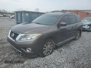 2015 Nissan Pathfinder Platinum with VIN 5N1AR2MN1FC693675, listed as a Copart auction lot 51116635 with 211,418 mi miles and Clean Title. Bid and sale history available at DreamBid. Image 1.