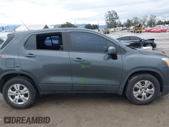 2016 Chevrolet Trax LS with VIN 3GNCJKSB3GL279615, listed as a IAAI auction lot 41776307 with 79,517 mi miles. Bid and sale history available at carsss.com. Image 13.