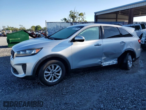 2019 Kia Sorento LX with VIN 5XYPG4A30KG453588, listed as a Copart auction lot 48897195 with 306,106 mi miles and Salvage Title. Bid and sale history available at carsss.com. Image 1.