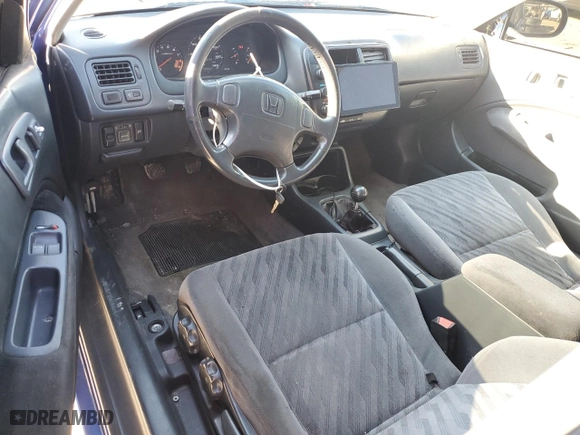 2000 Honda Civic Si with VIN 1HGEM1159YL048263, listed as a Copart auction lot 41897165 with 161,608 mi miles and Salvage Title. Bid and sale history available at carsss.com. Image 8.