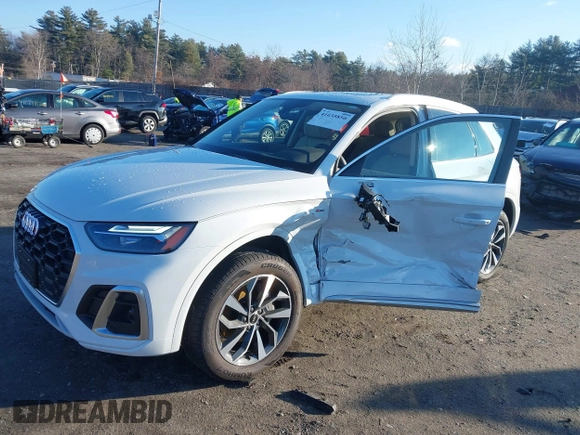 2024 Audi Q5 S line Premium z VIN WA1GAAFY5R2097223, wystawiony jako IAAI lot #41035850 z przebiegiem 1 234 mil mil oraz . Historia ofert i sprzedaży dostępna na DreamBid. Obrazek 17.