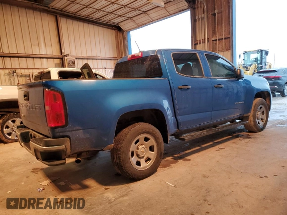 2022 Chevrolet Colorado 2WD Work Truck with VIN 1GCGSBEA0N1320488, listed as a Copart auction lot 51706655 with 65,119 mi miles and Salvage title. Bid and sale history available at DreamBid. Image 3.